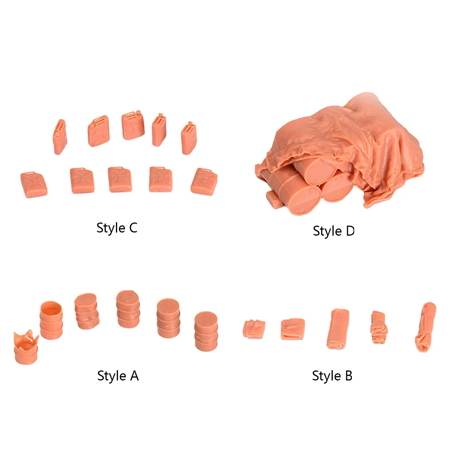 1/72 Diorama-Modelkits Diy-Materialen Voor Micro-Landschapstreinen Spoorwegmodelaccessoires Architectonische Modeltafereel Rekwisieten