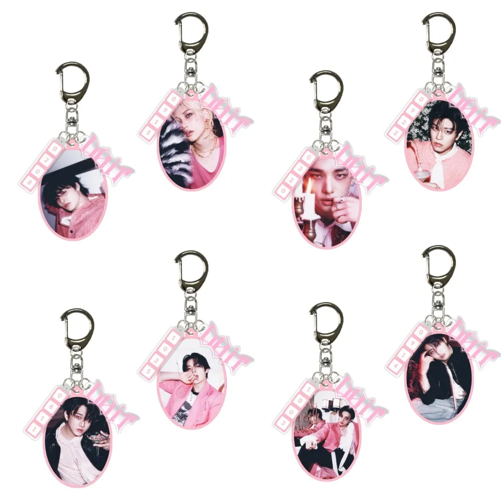 New Ablum Do It Goods Acrylic Keychain Celebrity Peripheral Backpack Pendant Material Star Bang Surroundings Accessories Fans