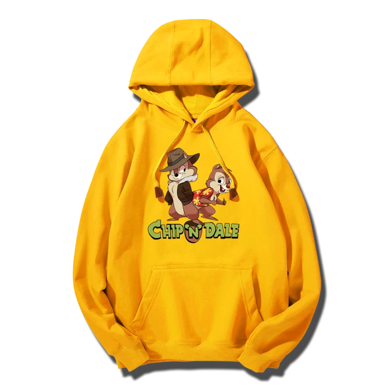 Chipmunk Cartoon Chip an \'Dale Co branded Women\'s Cute Sports Hoodie Couple Hoodie Hoodie Hoodie Women\'s Top Women\'s Hoodie