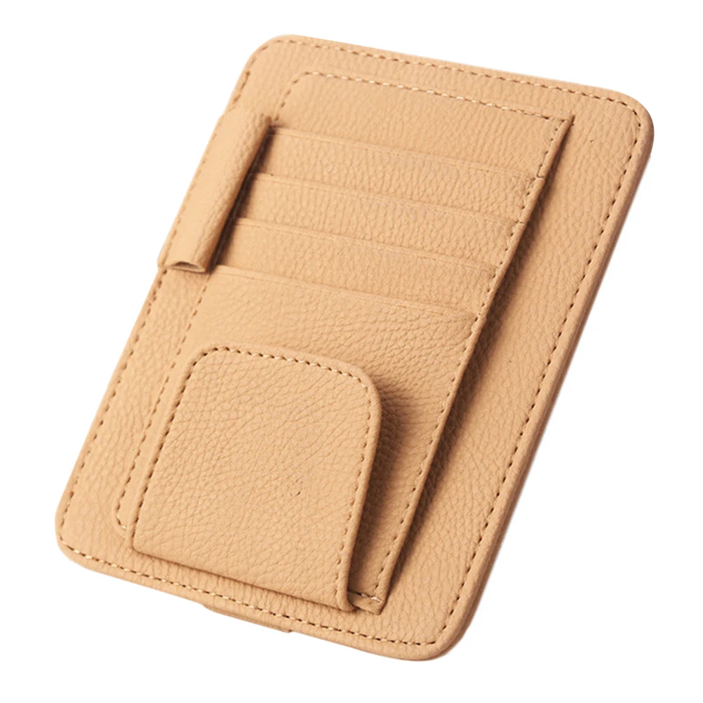 

Visor Organizer Clip for Glasses Holder Shield Premium Multifunctional Accessories Organizes Cards Receipts Bills Pens