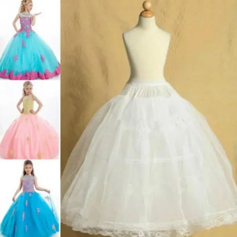 Jupon pour enfants, robe pour filles à fleurs, crinoline 3, jupe créoles, jupe Lolita