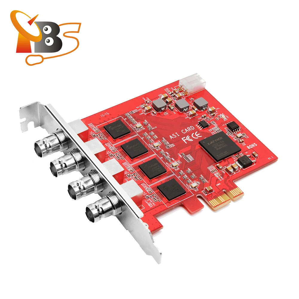 TBS690A 4 Input DVB-ASI Video Capture PCI-E Card for professional broadcast applications