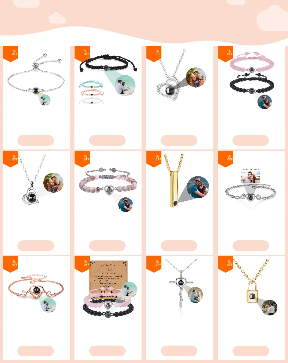 Personalisiertes Armband mit Bild im Inneren, Titan-Stahl Kubanische Gliederkette Armband mit Individueller Fotoprojektion für Männer und Frauen – Detail 1