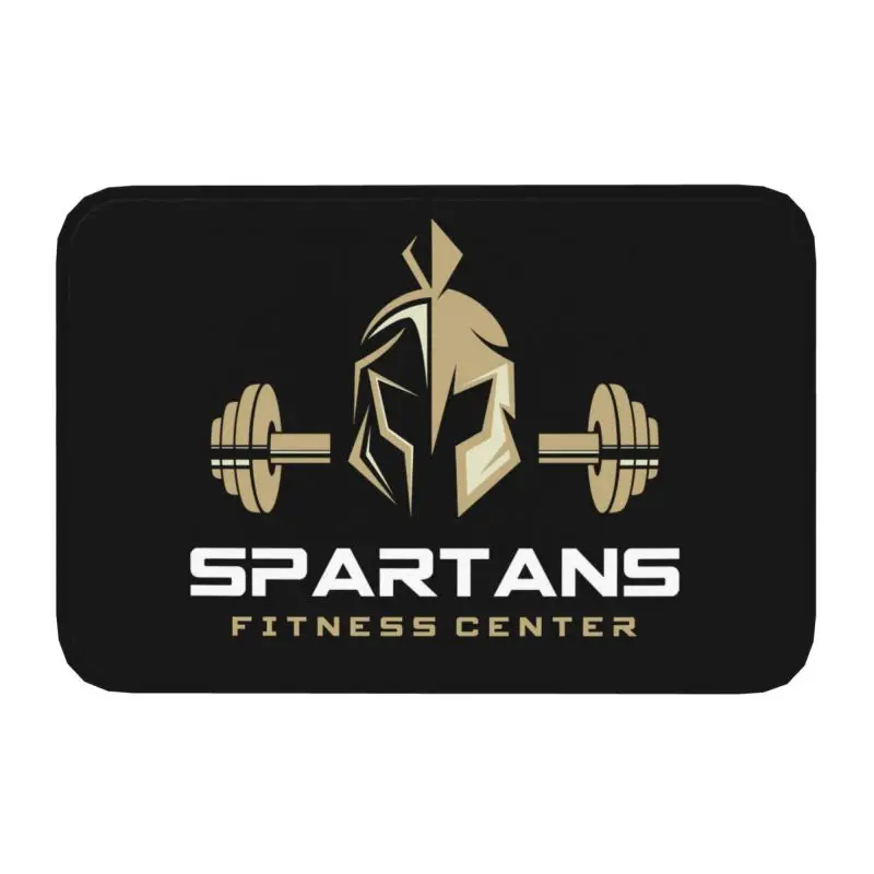 Personalized GYM Spartan Fitness Doormat Mat Anti-Slip Bath Kitchen Living Room Rug Carpet 40*60cm