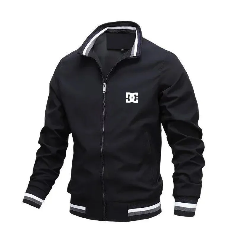 

Men's new spring-autumn fashionable large pocket windproof and waterproof casual coat, outdoor jogging zipper sports coat