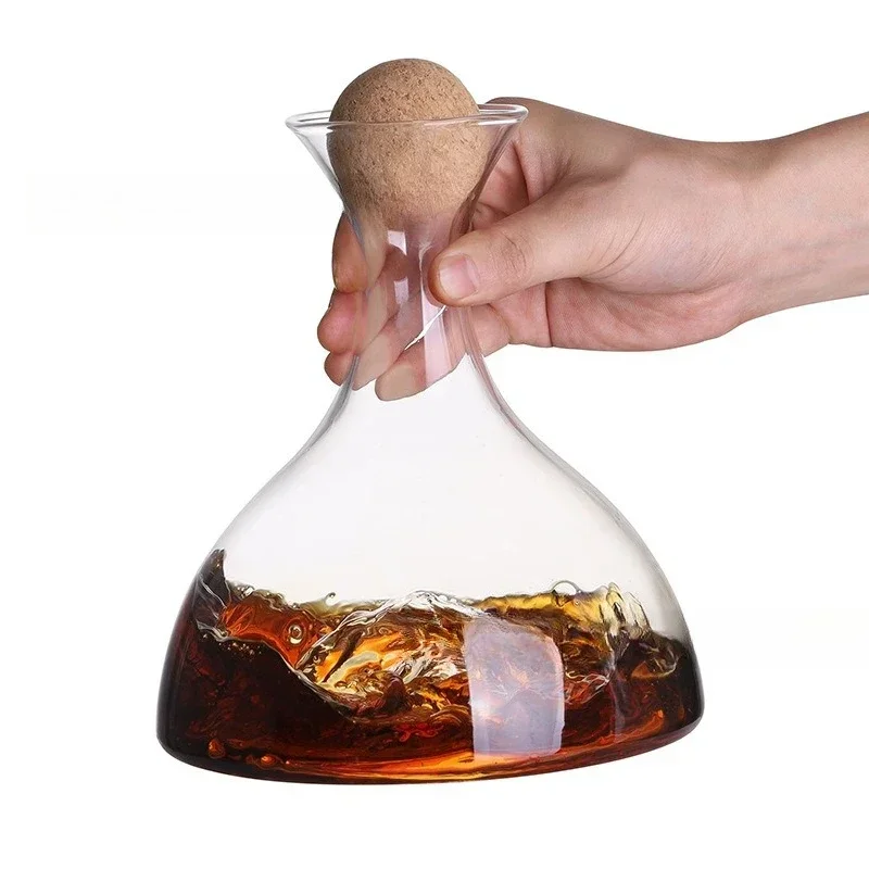 Glass decanter, mountain wine set, wine bottle utensils, high borosilicate glass bottles, wine glasses