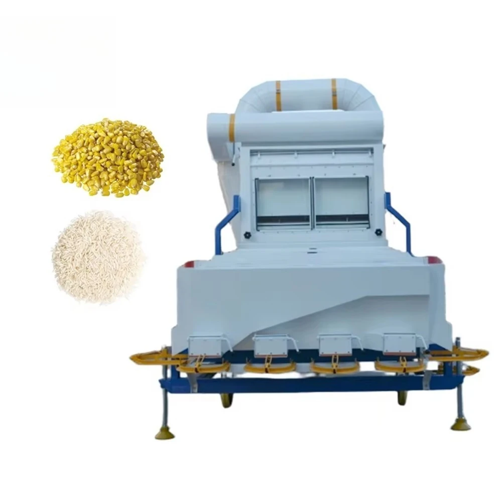 Mobile Commercial Use Sesame Seed Cleaning Machine Large Capacity Grain Cleaner High Productivity 98.5% Cleaning Rate