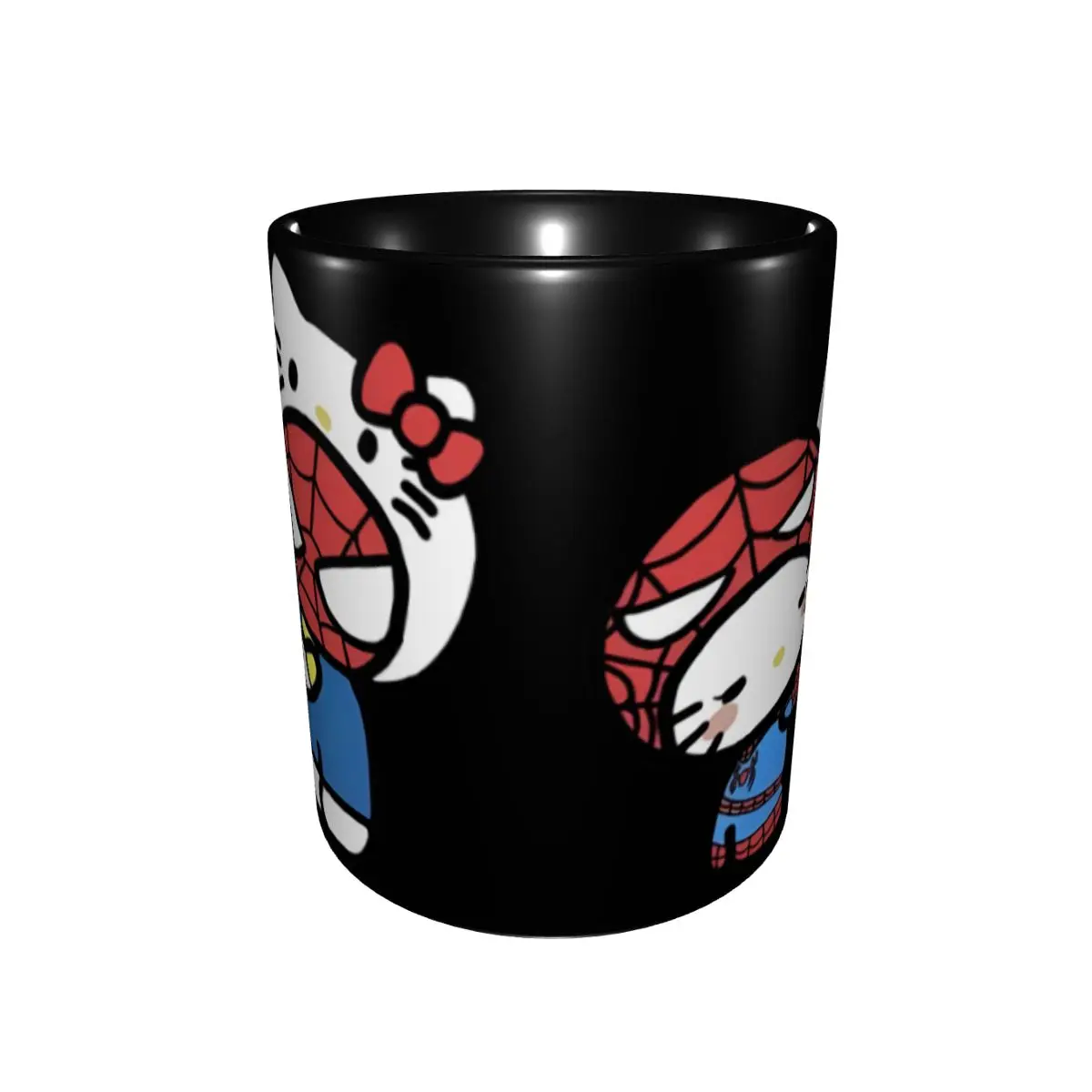 New Arrival Hello Kitty Cartoon Spiderman Merch Mug Fun Coffee Cup