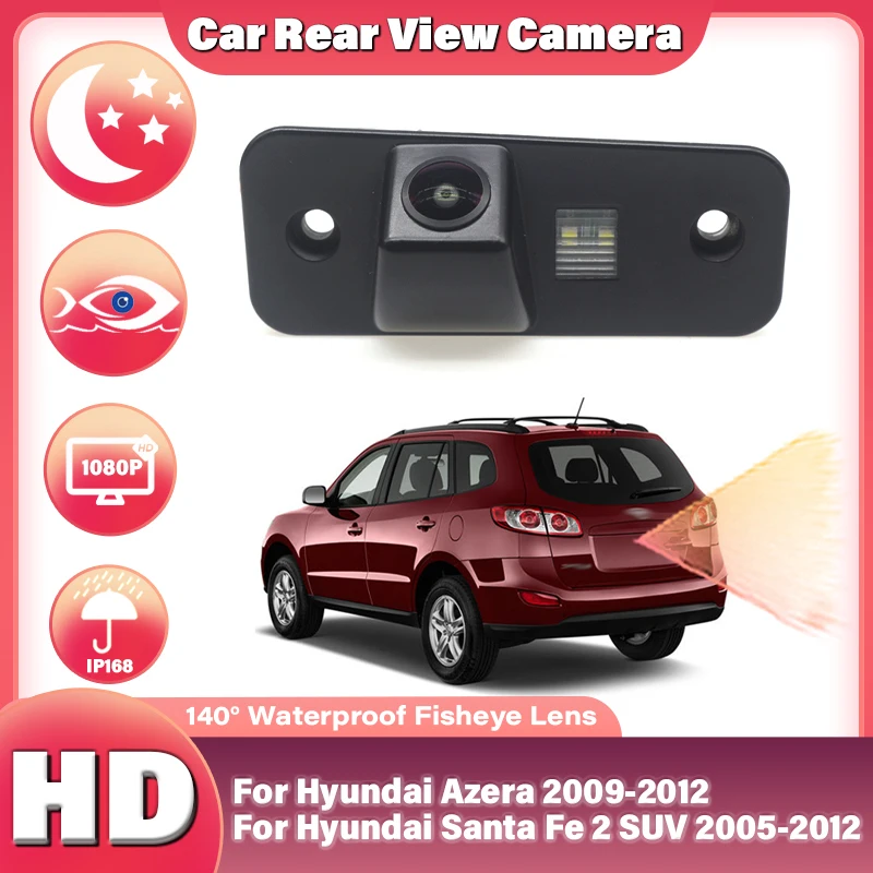 AHD 1080×720P P Vehicle Backup Camera For Hyundai Santa Fe 2 SUV 2005-2012 Azera 2009-2012 Car Rear View Parking Mirror Monitor