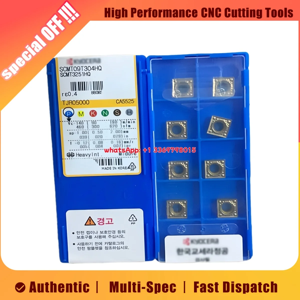

Original TCMT TCMT16 TCMT6T3 04 08 -HQ CA5525 TN60 Turning Insert