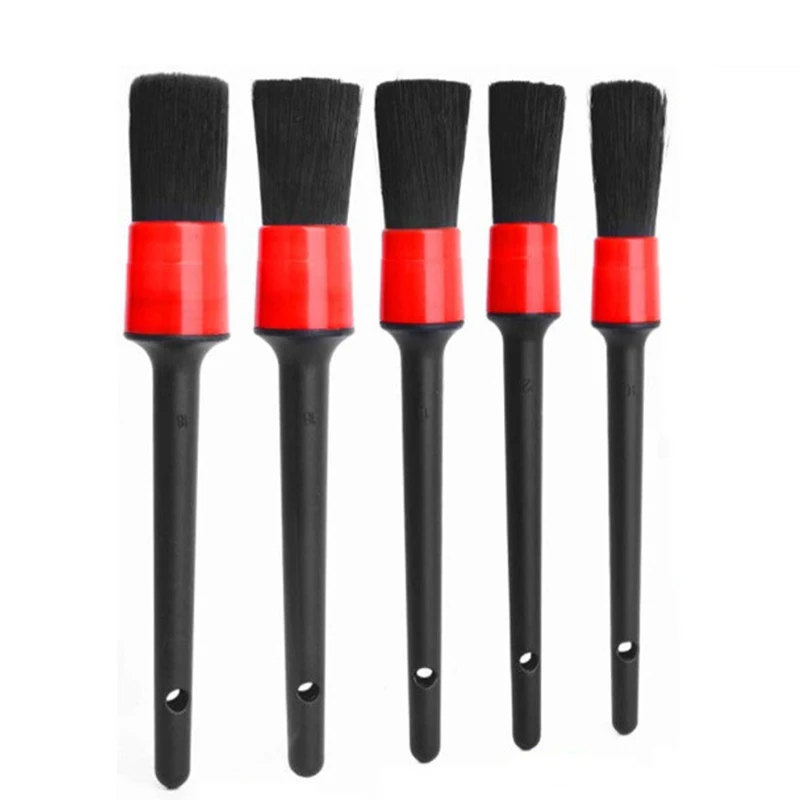 Car Detailing Brush Set Auto Washing Kit Car Wheels Interior Dashboard Air Outlet Vents Brush Cleaning Tools Car Accessories