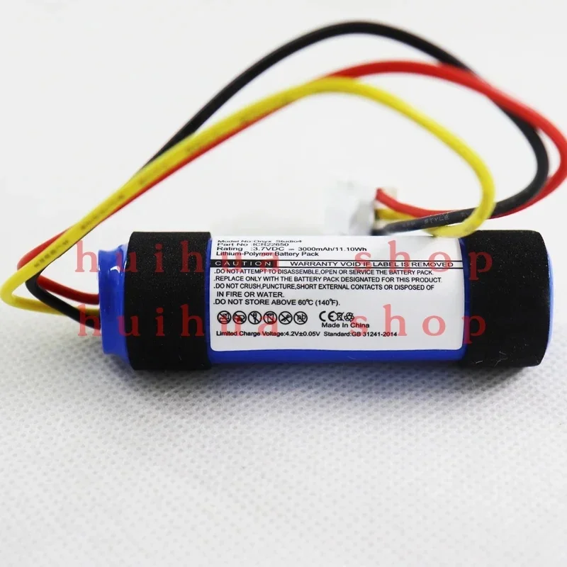 High Quality ICR22650 Battery For Harman/Kardon Onyx Studio 4 3000mAh Bluetooth Speaker Batteries+Tools zm
