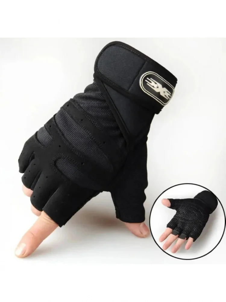 AliExpress NONE 1Pair Gym Gloves for Fitness Weight Lifting Wristband Gloves Body Building Training Sports Exercise Cycling Glove