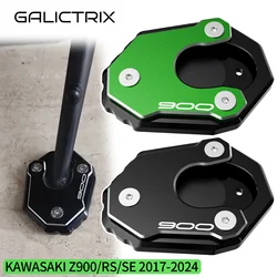 For Kawasaki Z900 Z900RS Z900SE Z-900 Z 900 RS SE 2017-2025 Motorcycle Kickstand Pad Foot Side Stand Enlarger Extension Plate