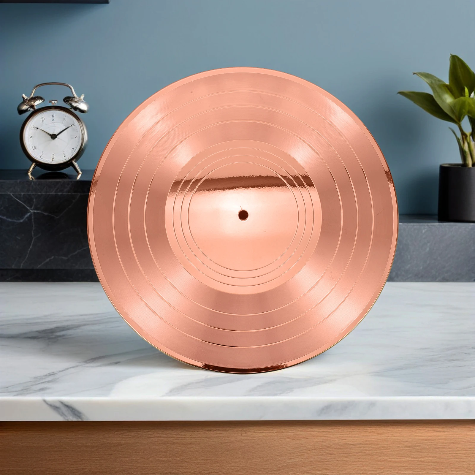 Vinyl Record Clock Dial Vintage Diy Wall Decor For Living Room Bar Coffee Shop Unfinished Record Plate Home Office Decoration