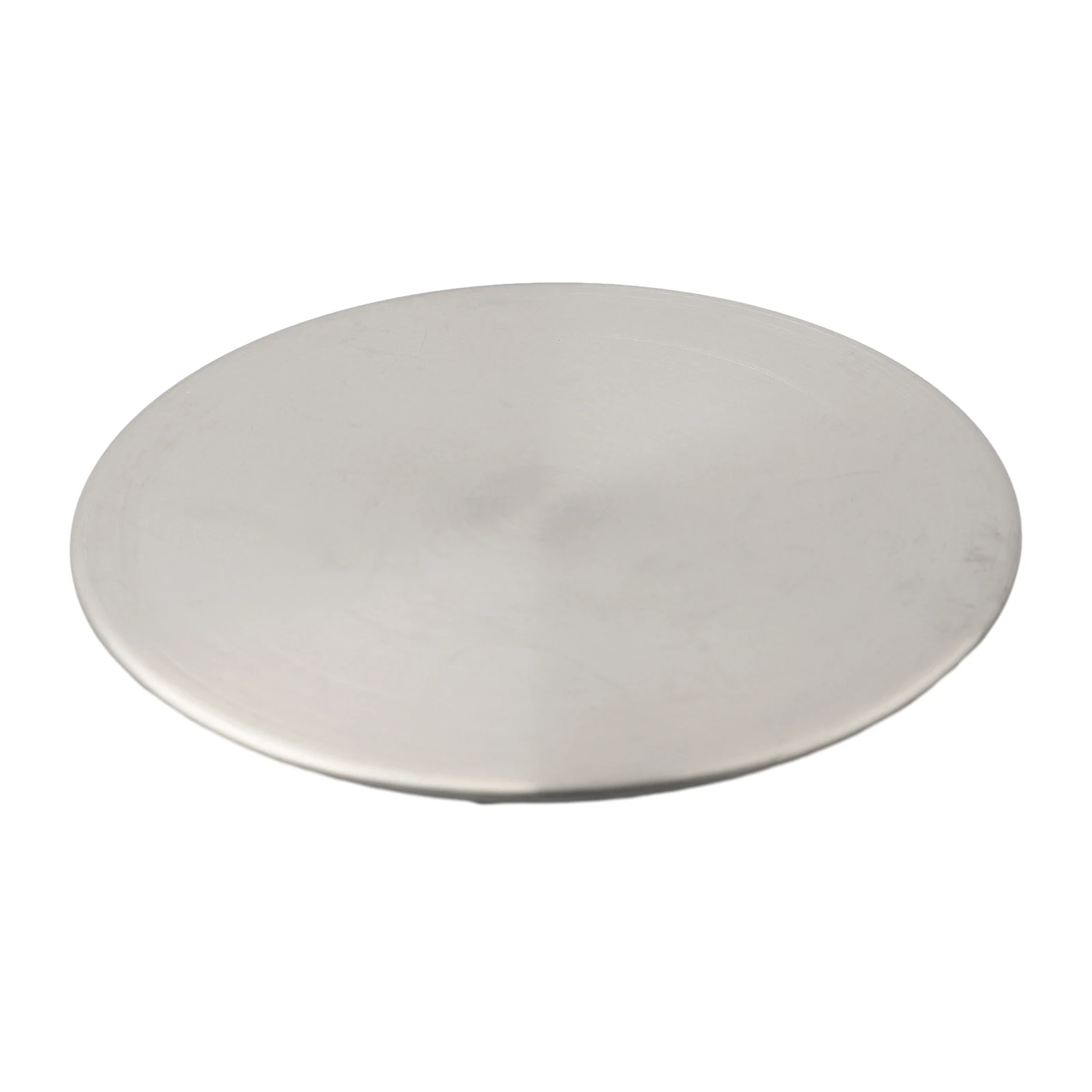 Kitchen Accessories Flat Cover Lid Easy Installation Easy To Clean Practical Silver Color Stainless Steel Decorative