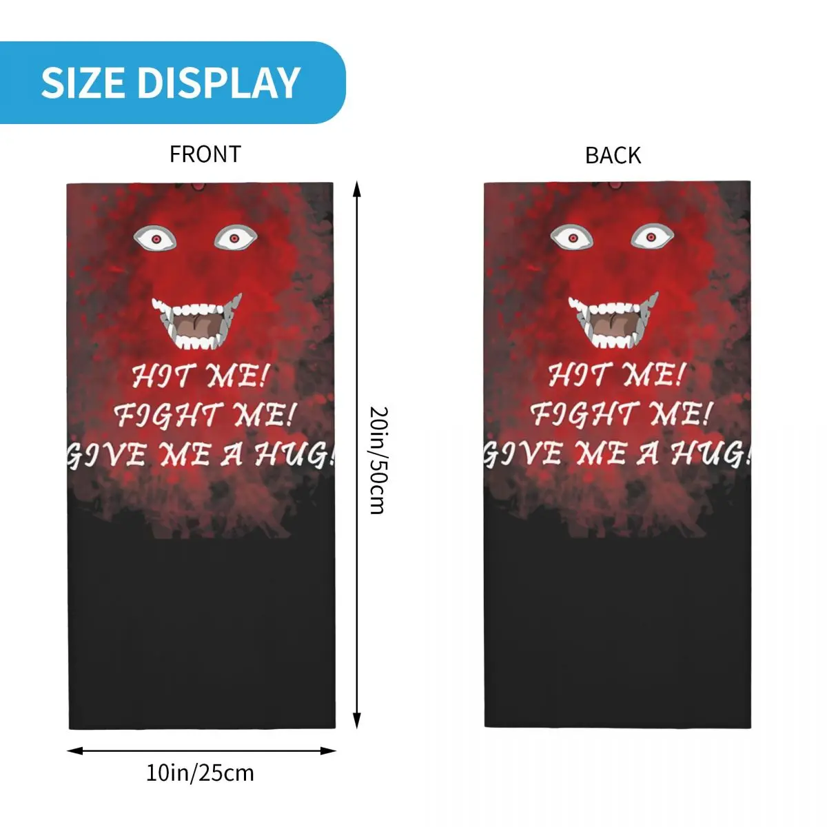 Alucard Hellsing Retro Hellsing Bandana Neck Gaiter Printed Motocross Face Scarf Balaclava Cycling Unisex Adult All Season