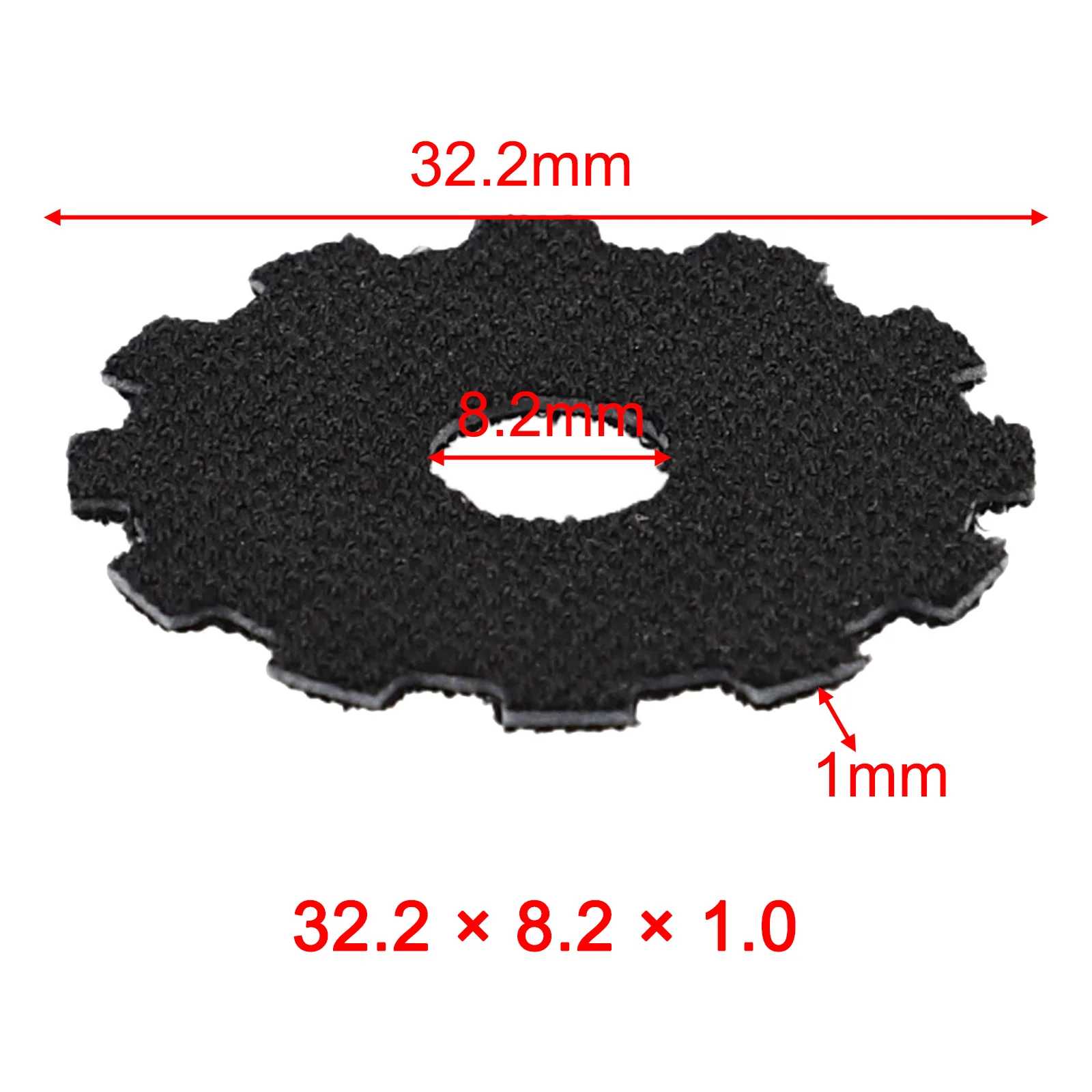

1mm Fishing Reel Brake Pads Carbon Fiber Drag Washer Fishing Reel Brake Washer For Baitcasting Drum Reel Fishing Tackles Tool