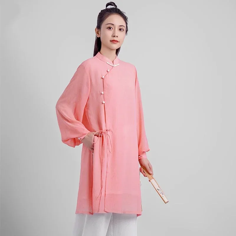 

Women's Elegant Martial Arts Clothes Tai Chi Uniform Kung Fu Performance and Competition Costume Traditional Chinese Style