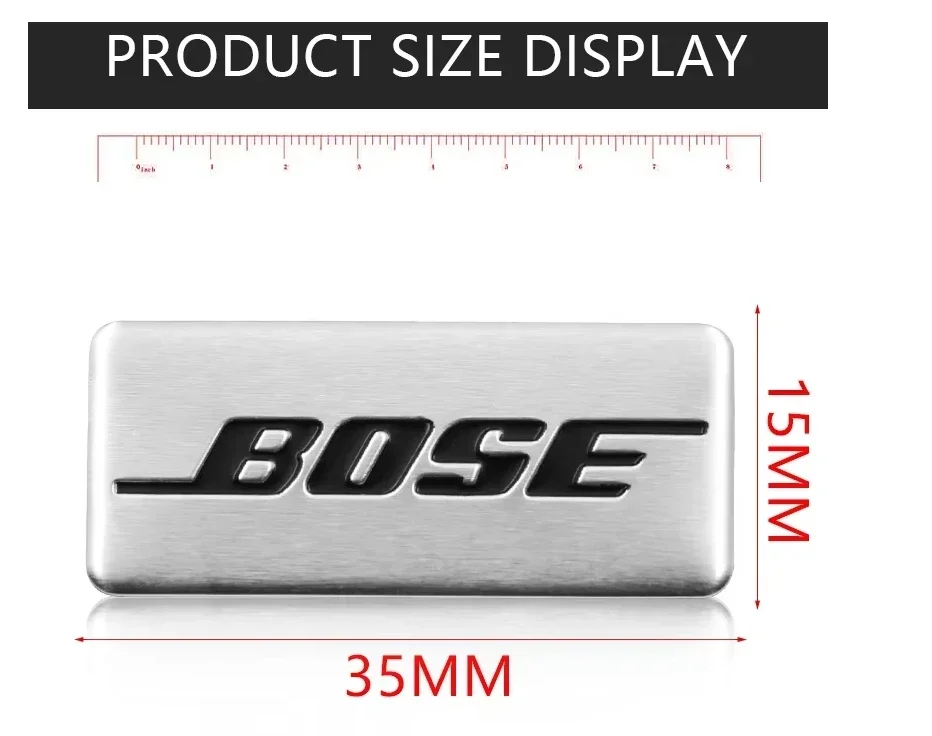 هارمان كاردون BOSE شارة ثلاثية الأبعاد ملصقات صوت السيارة لمرسيدس بنز W247 W212 W213 W205 AMG W177 V177 W176 GLA GLC X253 W166 #4