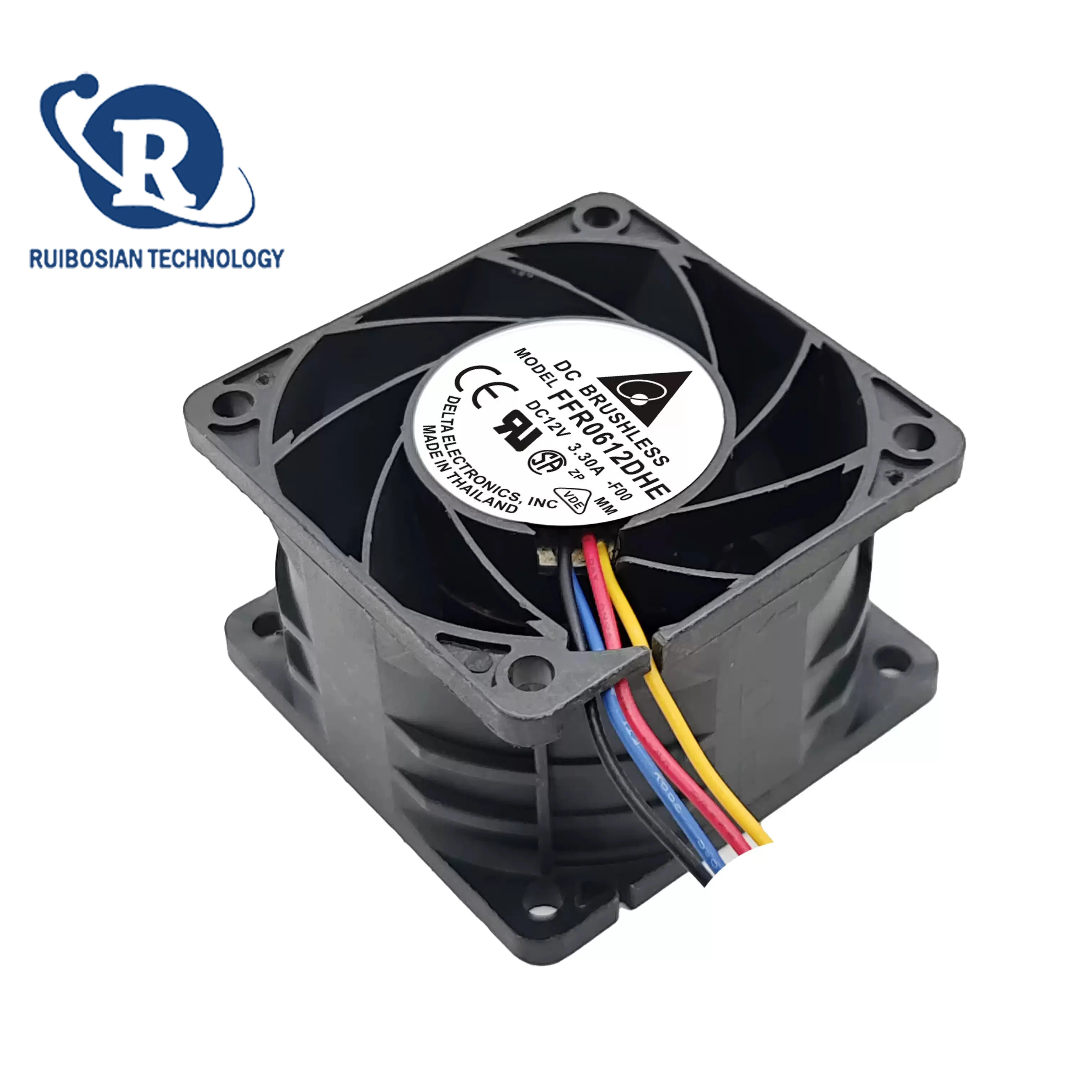 FFR0612DHE 6038 12V 3.3A 6CM Violent High Air Volume Server Fan