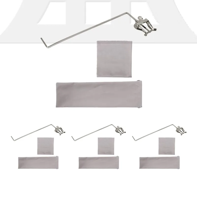 

Yibuy 4PCS 3/4 Vertical Keys Euphonium Marching Clip 25.5cm Square Socket 4x4mm Easy to Carry