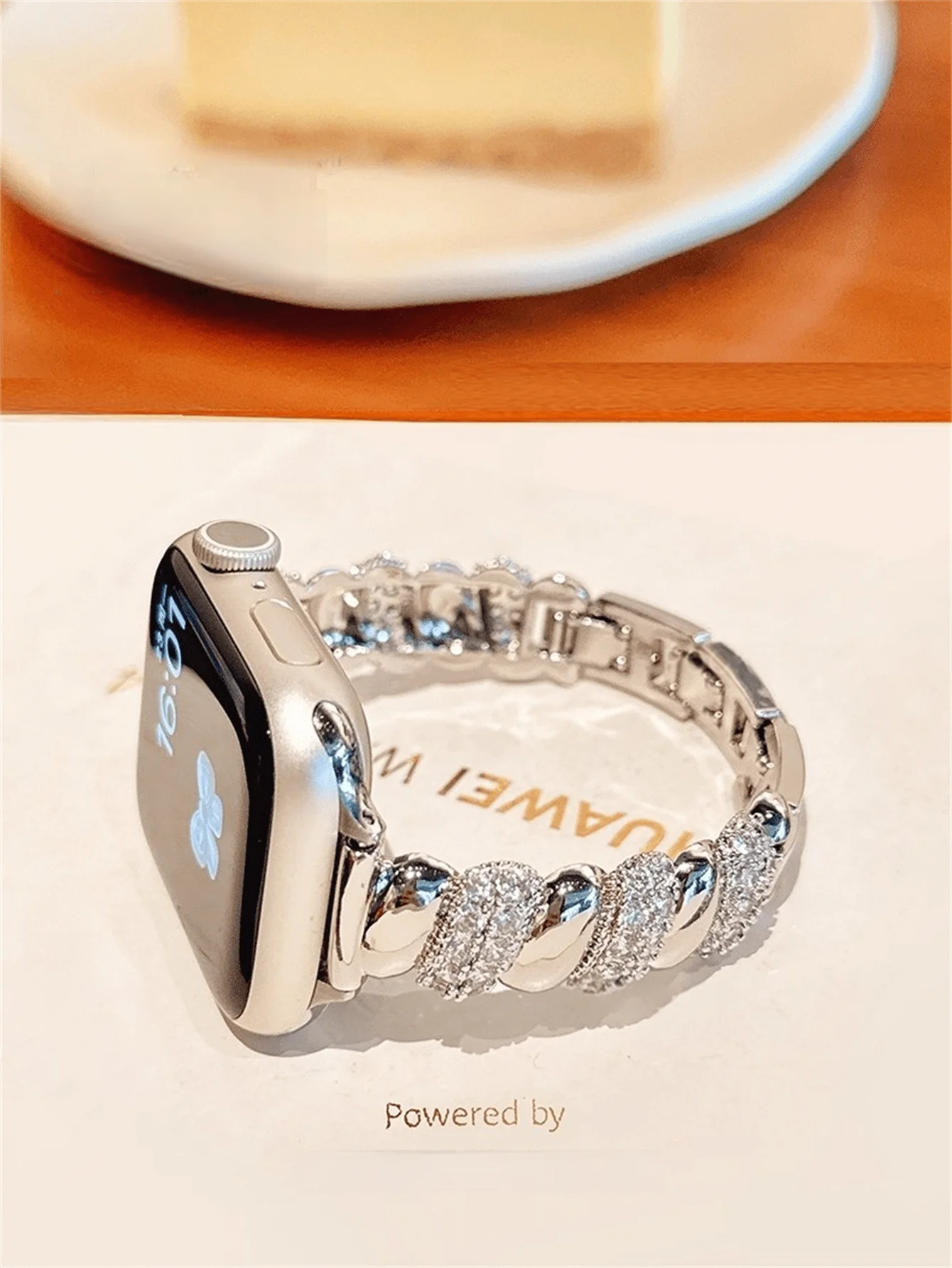 

Luxury Diamond Watch Band, Compatible With 38/40/41/42/44/45/46/49mm Sizes, Suitable For Apple Watch Ultra/SE/Series 10/9/8/7/6/5/4/3/2/1 Series Bands