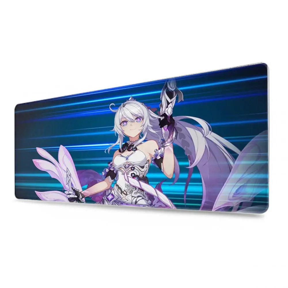 Elysia Honkai Star Rail Mouse Pad Gaming Mousepad Pc Accessories Keyboard Mat Desk Protector Mats Anime Mouse Pads