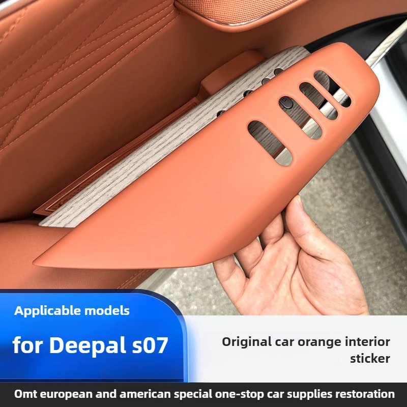 Autocollants de garniture pour panneau de commande de lève-vitre de voiture Changan Deepal S07/S7, en ABS, protection des boutons de commande des fenêtres, décoration de voiture