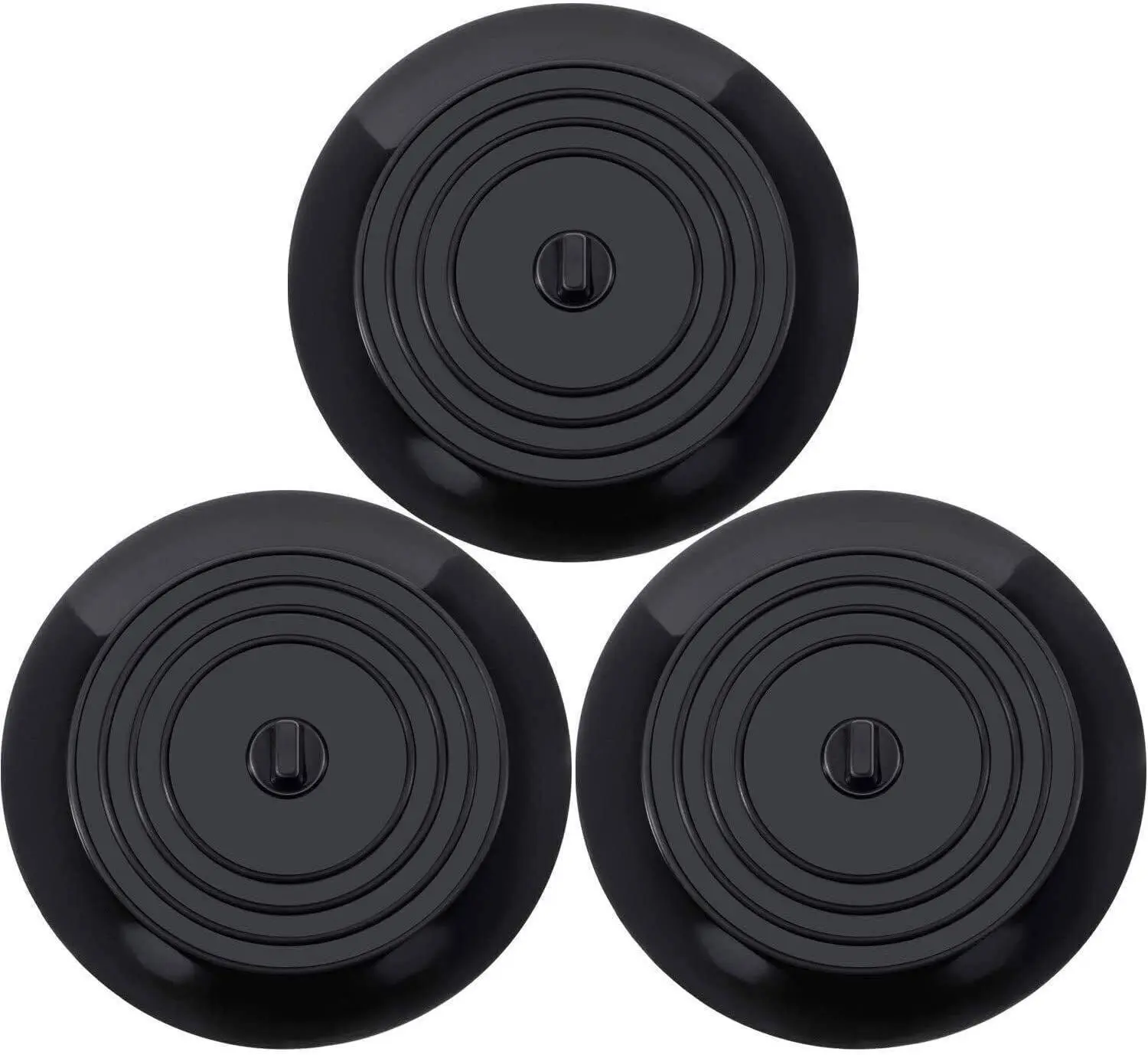 2Pcs Kitchen Bath Silicone Floor Drain Plug Cover Tub Sink Rubber Water Stopper