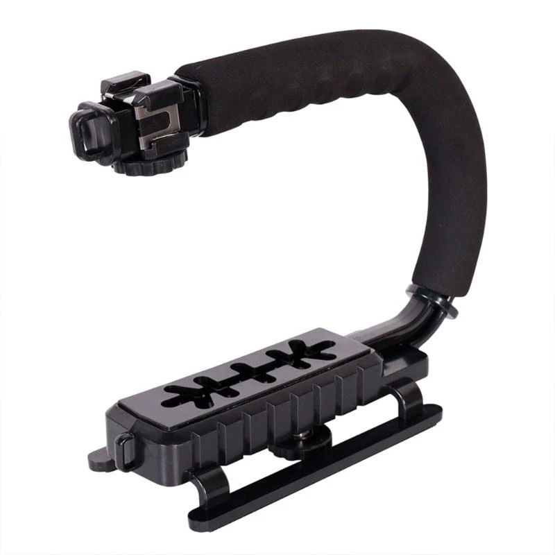 Stabilisierendes U-Grip-Handgriffstativ mit 1/4-Schraube-Kaltschuh-Videozubehör M76A – Detail 8