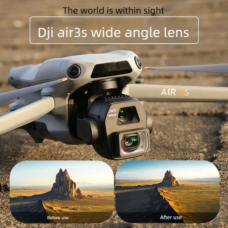 

Wide-Angle Filters, ND Filters, and CPL Polarizers for DJI Air 3S Drone — Aerial Photography Accessories