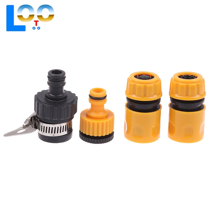 유니버설 수도꼭지 연결기 탭 커넥터 어댑터 정원 주방 물 호스 파이프 조인트 피팅 액세서리