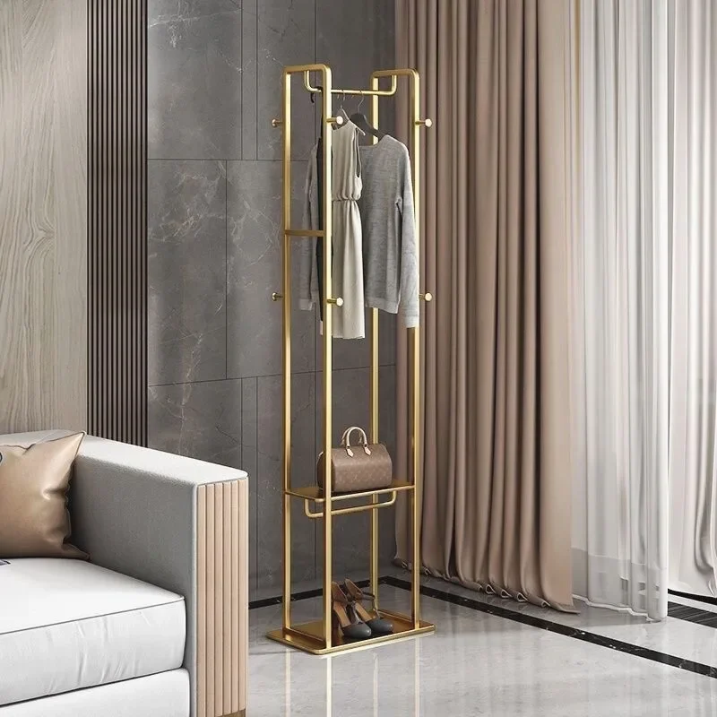 Assembly Coat Rack Central Arredo Layer Rattan Fixed Abayas Bedroom Coat Rack Freestandin Percheros De Pared Entrance Furniture