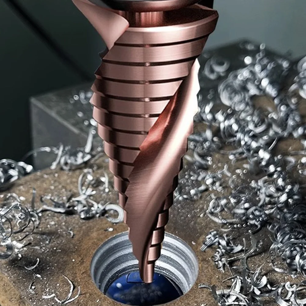 

For M35 High Hardness Pagoda Drill Bit High-Speed Cobalt Alloy Step Drill Bit Set Hole Opener Cone Shaped Extra Hard Cobalt