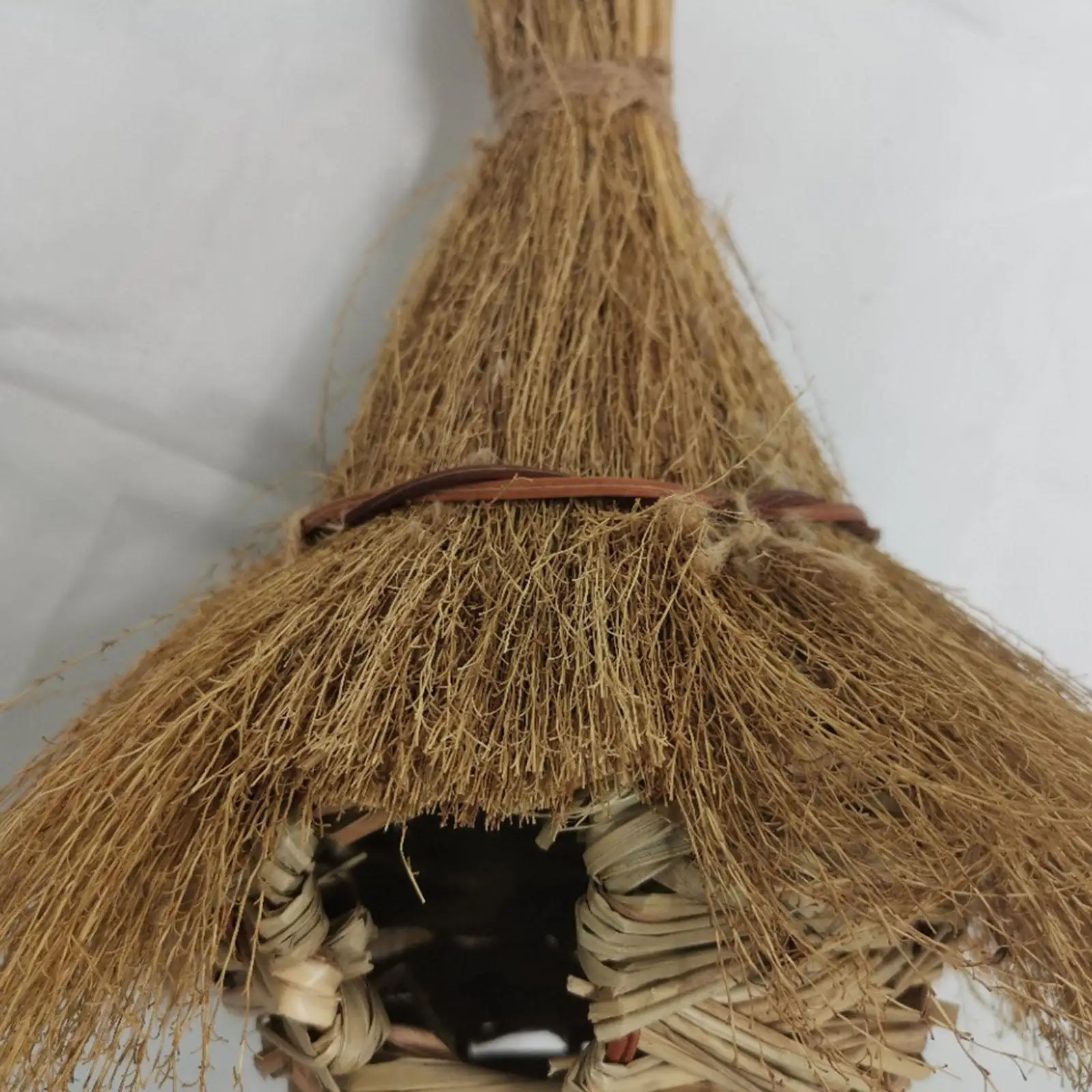 Straw Birds House, Shelter Humming Pet Accessories for Lawn Garden