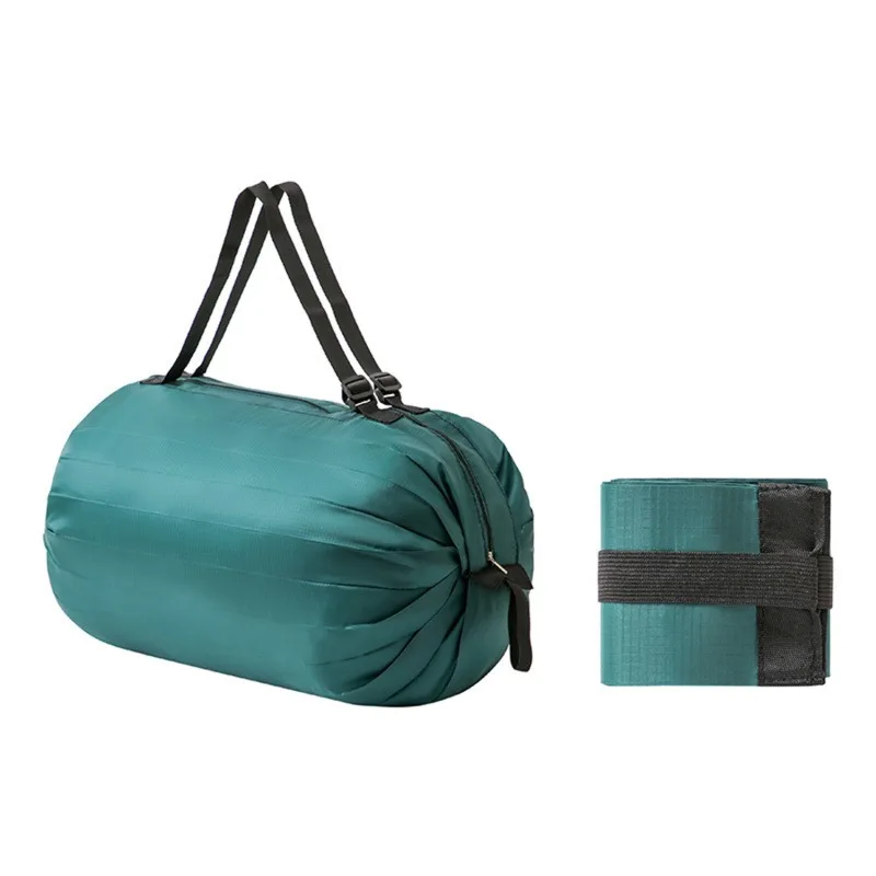 1 Stück faltbare Einkaufstaschen, faltbare Aufbewahrungstasche mit Griff, tragbare Reise-Tarnhandtaschen, große Kapazität, Nylontasche – Detail 38
