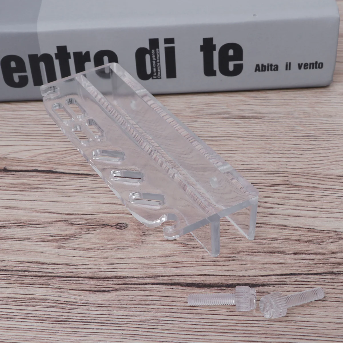 

Acrylic Holder Rack Aquarium Water Plant Tools Durable Transparent Storage for Scissor Tweezers Scraper Spatula Maintenance