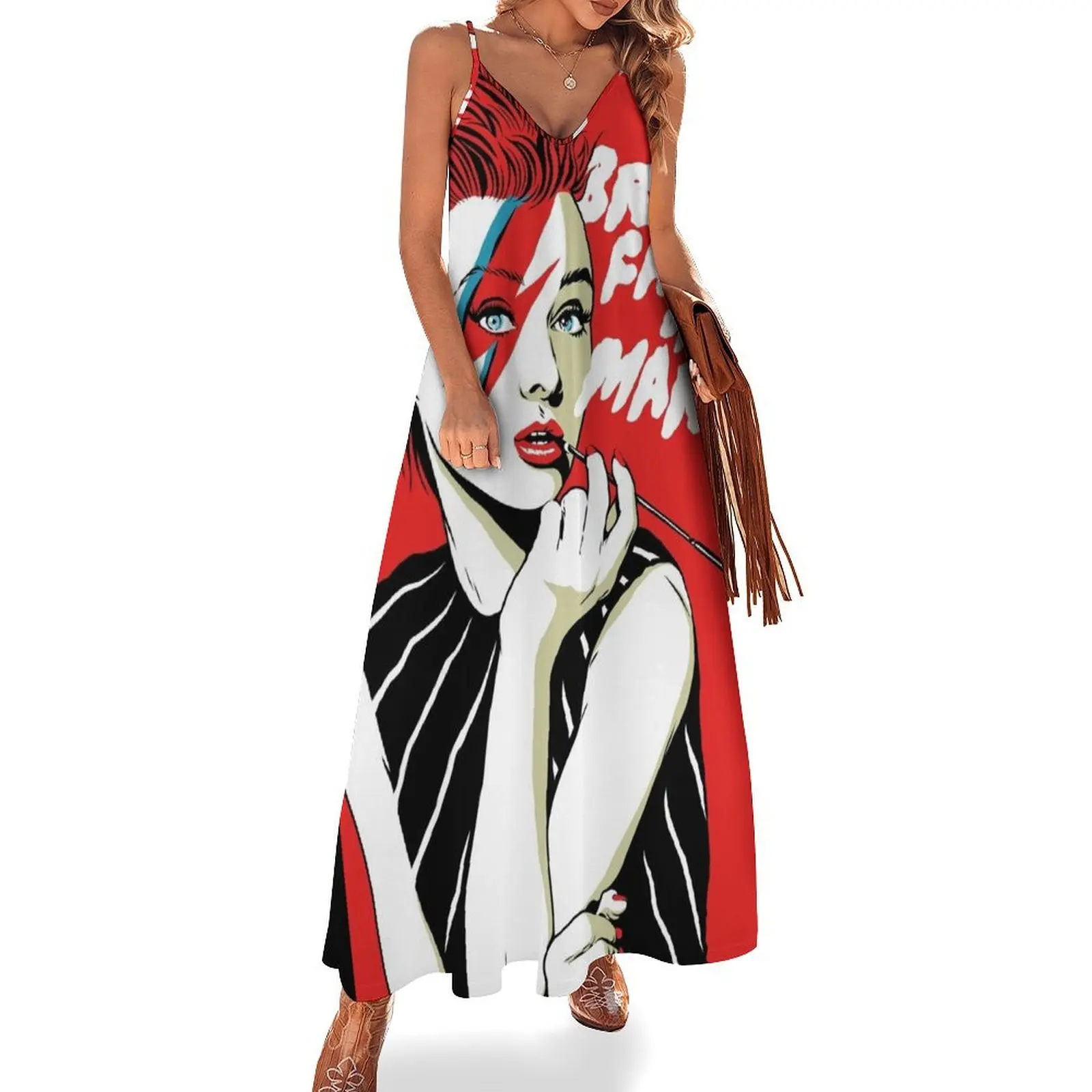 

Breakfast on Mars Sleeveless Dress luxury woman party dress clothing women summer 2025 women's luxury party dress