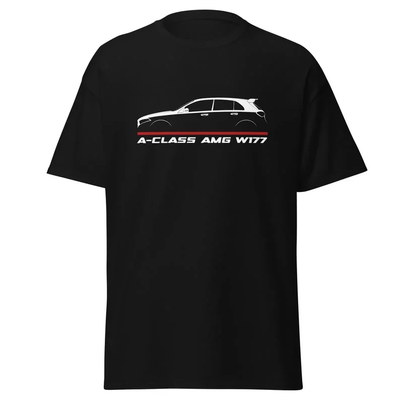 

2024 Men T Shirt Casual Mercede A-Class W177 2019-2022 Car Enthusiast T-shirt Graphic Summer Short Sleeves 100% Cotton S-3XL
