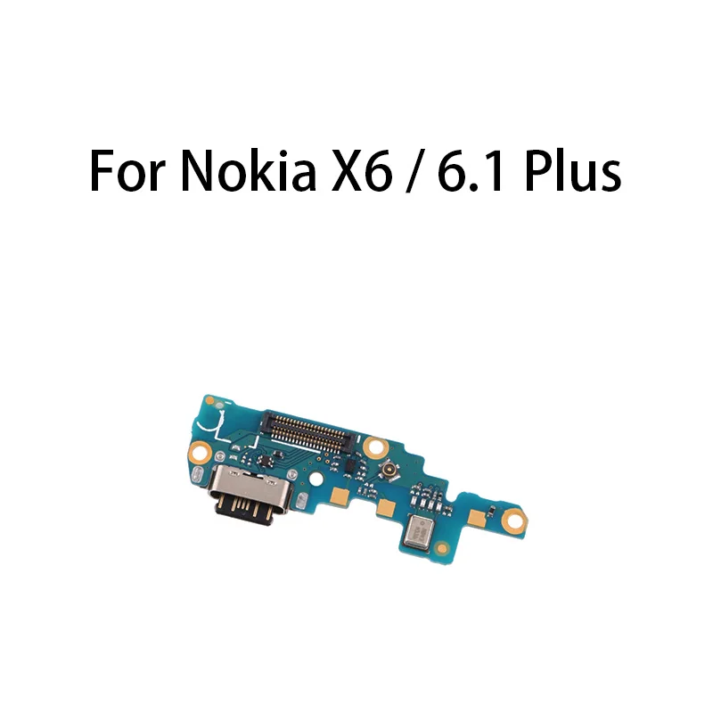 (org) USB Charge Port Jack Dock Connector Charging Board Flex Cable For Nokia X6 / 6.1 Plus