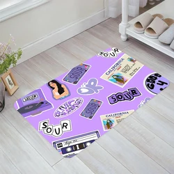 O-Olivia Cool R-Rodrigo Singer Floor Mat Home Kitchen Carpet Doormat Entrance Door Room Mats Rugs Carpets Balcony Foot Rug Bath