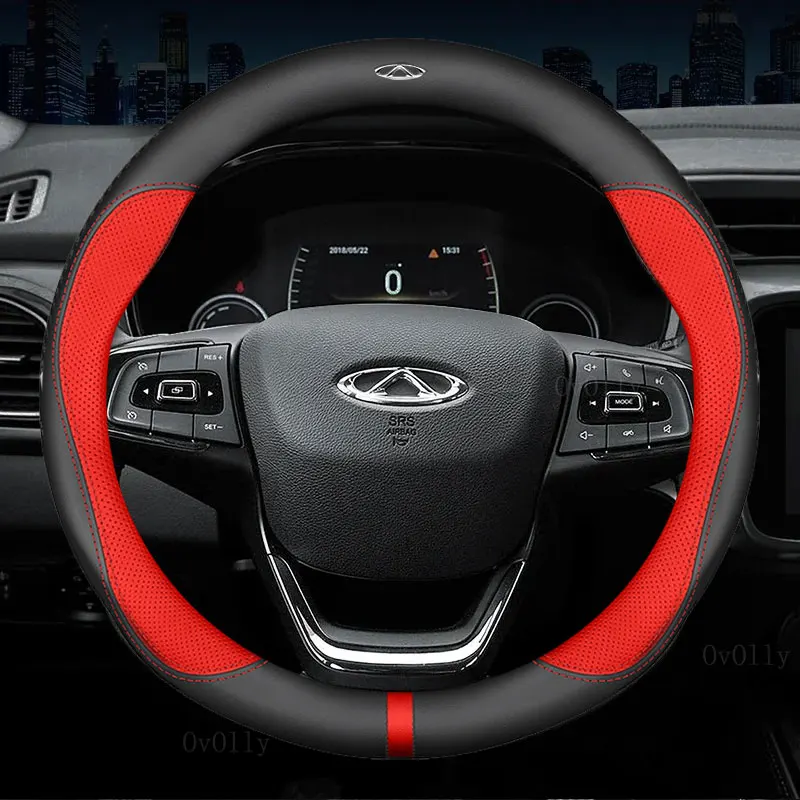 

Car Chery Suede Carbon Fiber Steering Wheel Cover for Chery Tiggo 4 7 Pro Plus Tiggo 8 Plus Tiggo 5X Pro Tiggo 9 Jaecoo Car