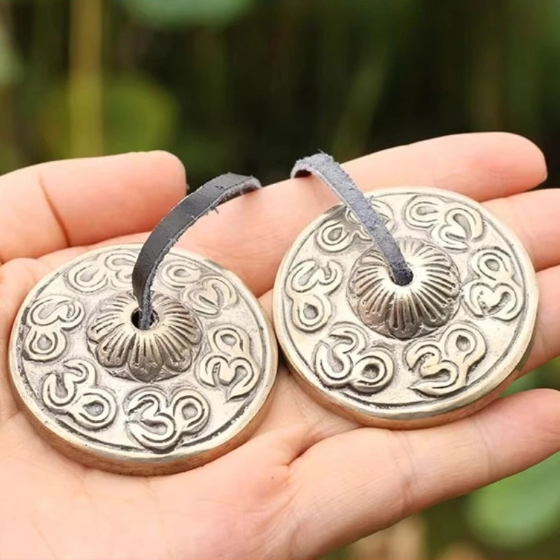 Copper Tinkle Bell Musicalization Meditation Tinkle Bell Sound Healing Yoga Education Hand Bells Relaxation Orff Instruments