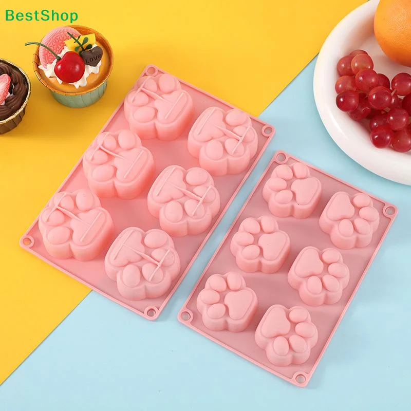 ♬Cat Claw Shape Chocolate Silicone Mold DIY Baking Cake Decoration Mold Candy Pudding Jelly Soap Mold Drip Glue Mold Ice Tray view 5