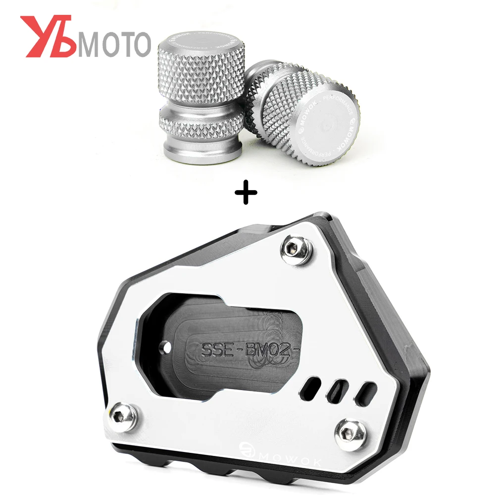 Dla BMW R1200GS LC R1250GS Adventure Rallye R1200 GS HP R1250 GSA akcesoria motocyklowe wspornik podpórki przedłużenie stojaka bocznego