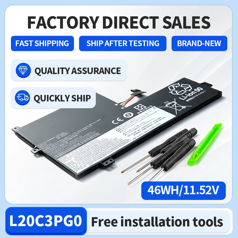 

SOMI Laptop Battery L20C3PG0 L20D3PG2 L20M3PG3 For Lenovo 100E 300E 500E Chromebook GEN 3 FLEX 3 CHROME 11M836