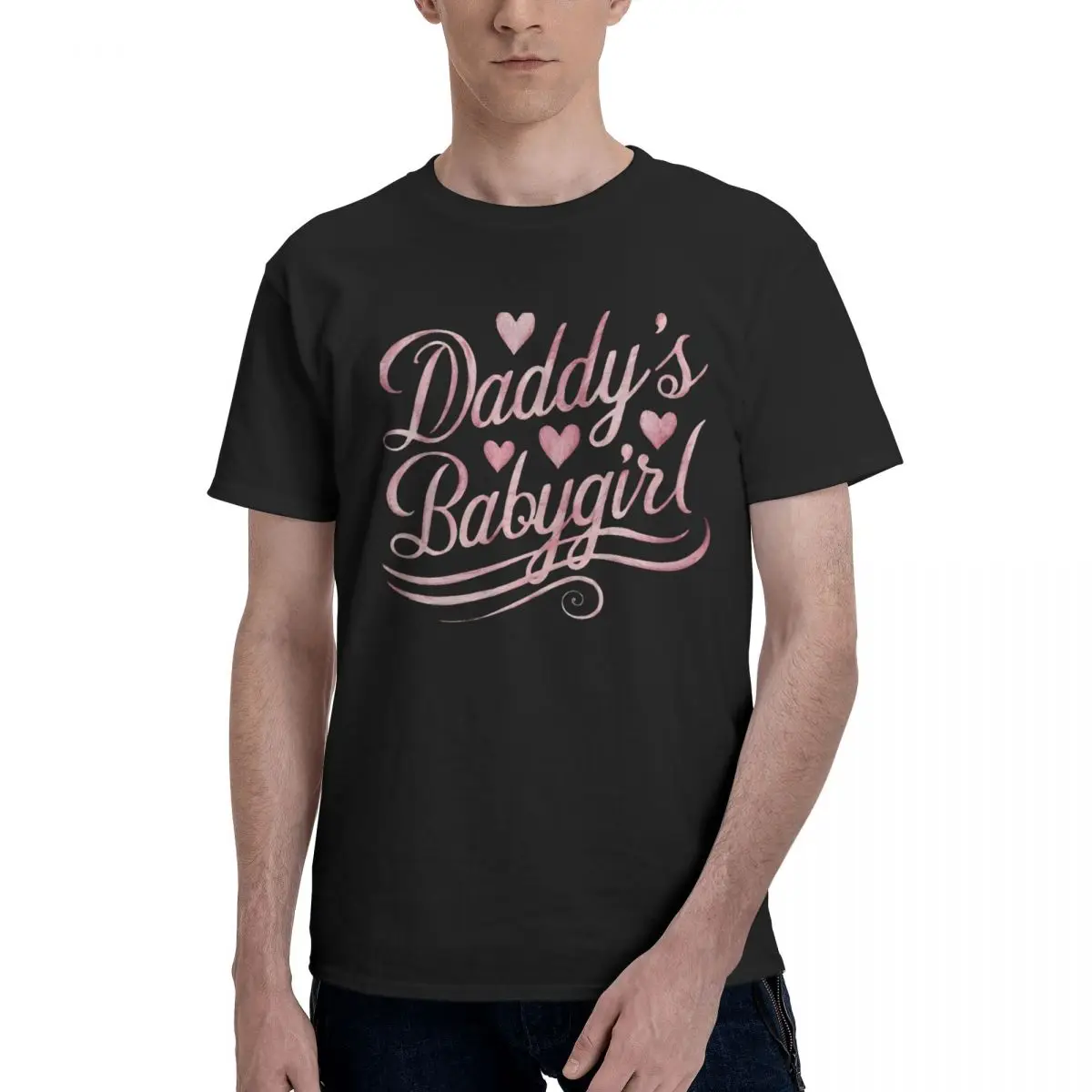 

Чемпион кампании с принтом Daddy's Babygirl Hearts, горячая распродажа, футболки высокого качества для фитнеса, размер США