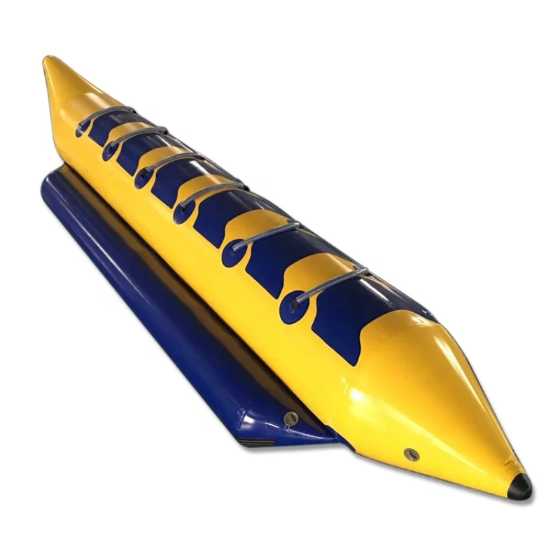 Commercial 6 Person Inflatable Banana Boat Tube For Skiing On Water