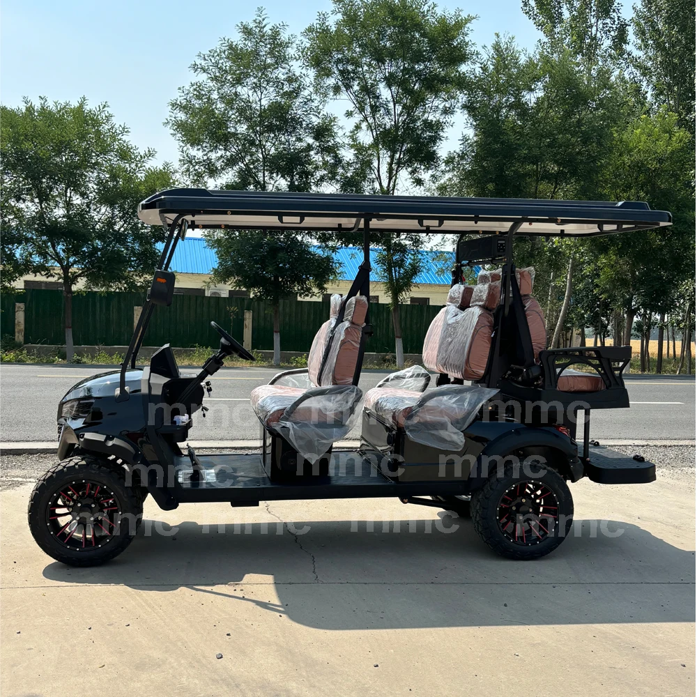 Cheapest Club Carts 6 8 Seater Gas Club Car Golf Buggy Vehicles Power Glide Golf Car 72V Electric Golf Cart Lithium Battery